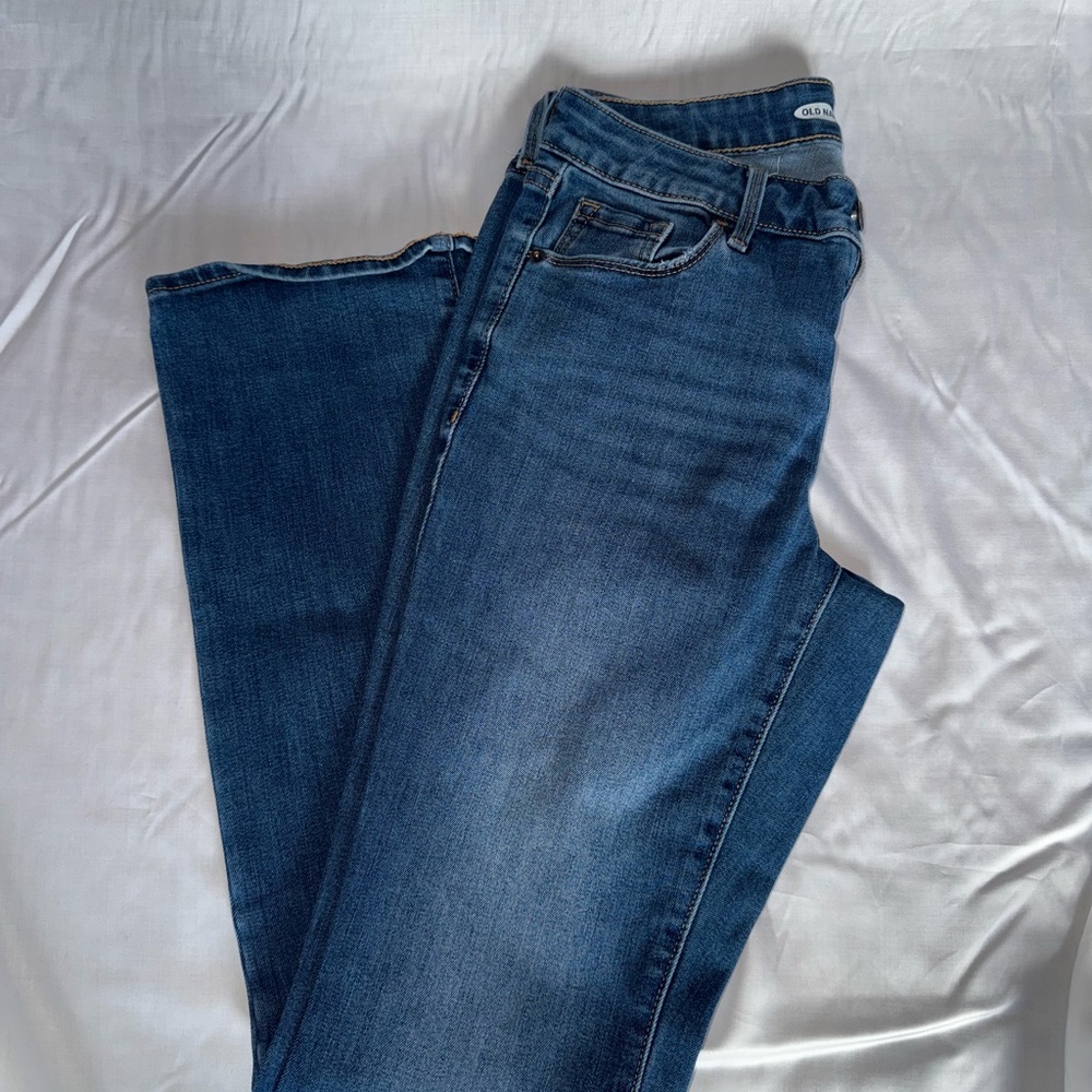 Old Navy Women's Dark Blue Boot Cut Jeans
